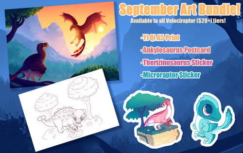 September’s Art Bundle is here!Want to support my artwork and projects AND get some sweet, sweet din