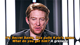 kylemclachlan:Domhnall Gleeson + TLJ press tour