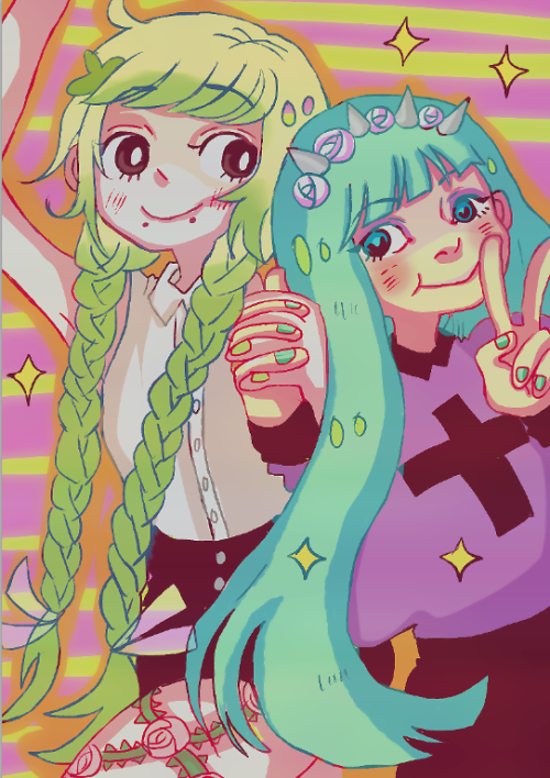 CloveR and Rie ! by 025GERU
