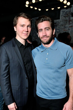 pauldanodaily:  Paul Dano and Jake Gyllenhaal attend the after