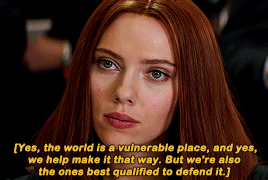 widowsource: “Because I know that when push comes to shove, Black Widow is going to do the rig