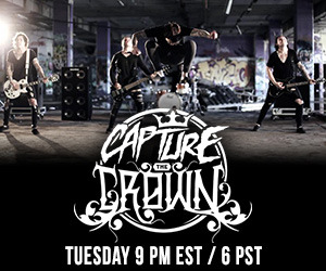 New music Tuesday continues on Stickam with an album release chat with Capture The Crown, live 
