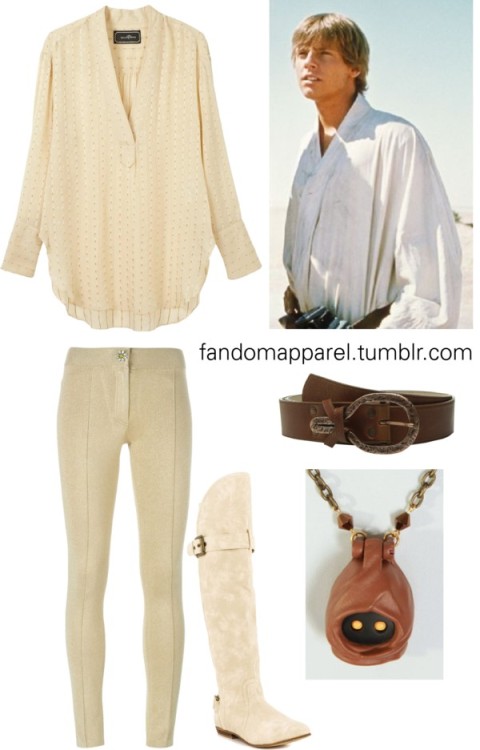 Luke Skywalker (Farmboy Chic) by fandomapparel featuring buckle bootsThe Many Outfits of Luke Skywal