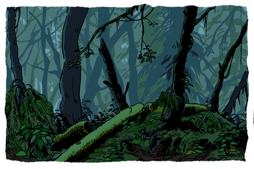 frednought:trying a thing where i make myself draw quick environments while i listen to podcasts