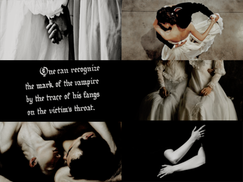 aquilaofarkham:vampires & their human lovers“You are mine, you shall be mine, you and I are one 