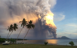 Forecast: Cloudy (eruption of Rabaul {Tavurvur}
