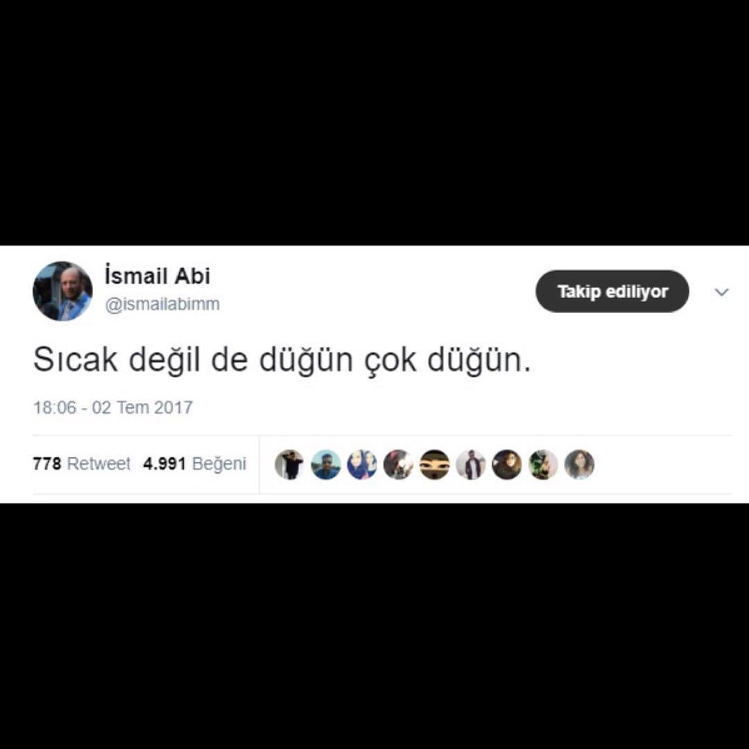 Sıcak değil de düğün çok düğün