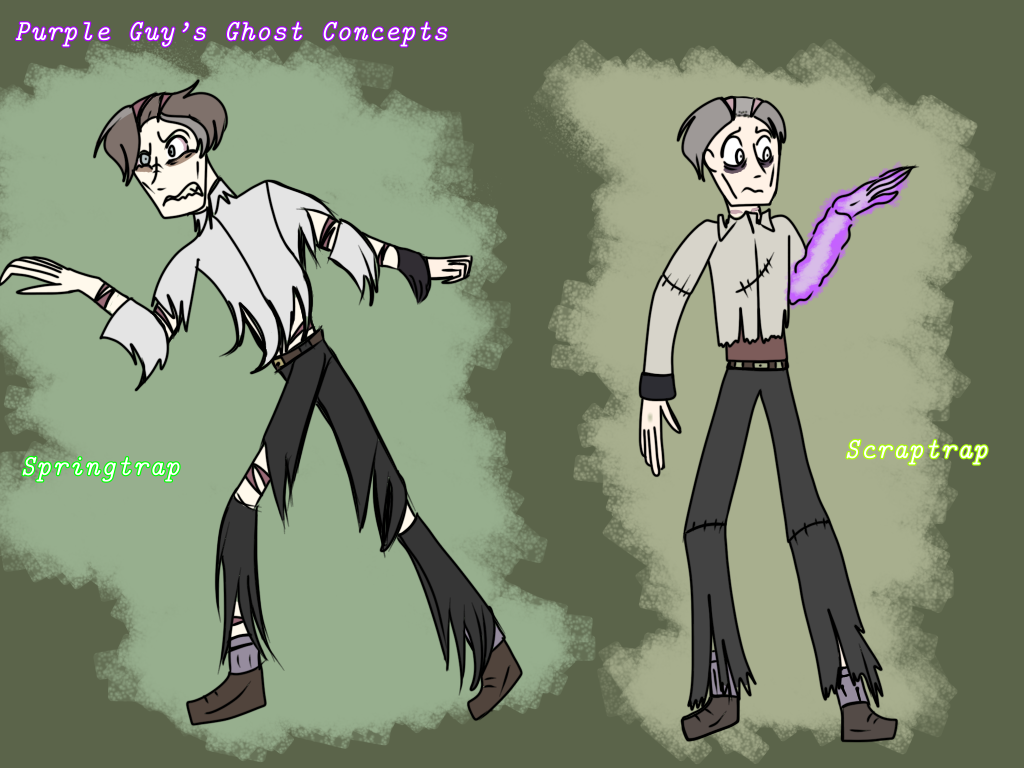 Ponds-of-Ink — More Purple Guy ghost designs go brrr (Oh btw: The