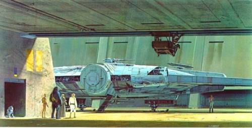 talonsandwings:Star Wars Concept Art by Ralph McQuarrie - Episode IV, A New Hope