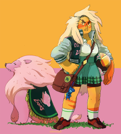 estevaopb:  Bonus, Lion the school mascot!