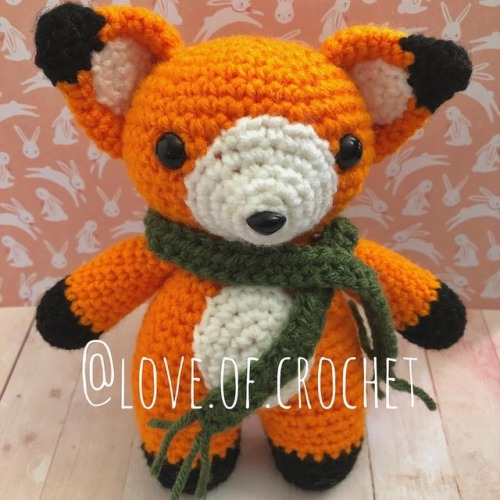 New item up in the shop! Amigurumi Fox with Scarf! :3 if you’d like to order one be sure to vi