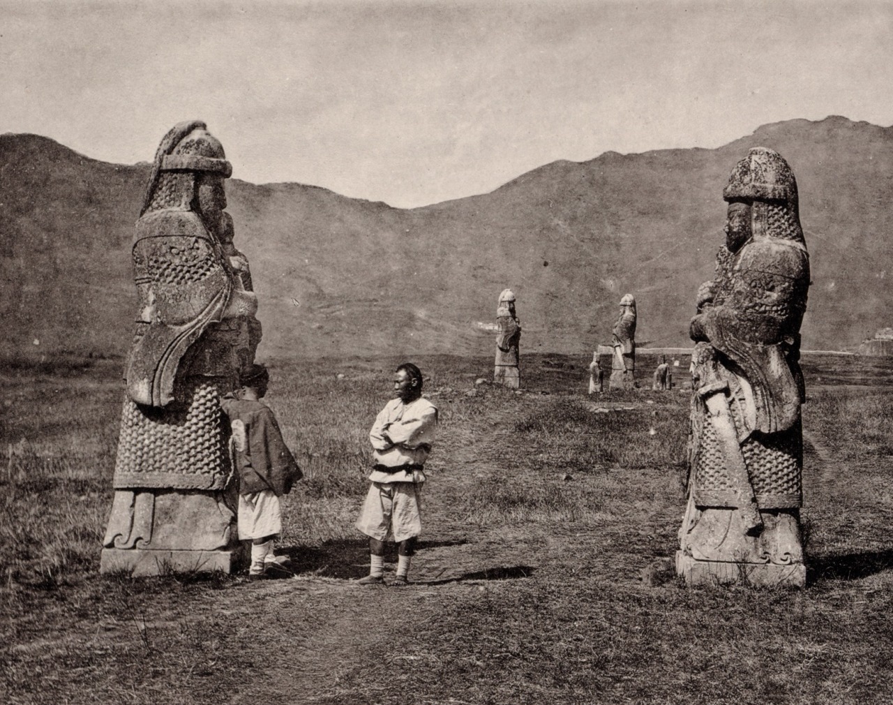 mythologyofblue:  John Thomson: The Ming Tombs in Nanjing, 1869-71. From “Illustrations