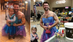 unmotivating:Little Girl Was Embarrassed To Wear A Dress To Cinderella, So Her Uncle Did This 