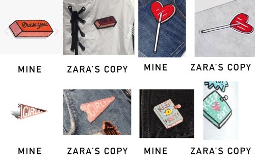 this-is-life-actually:Artists are fighting back against Zara’s design theftAfter Spanish clothing re