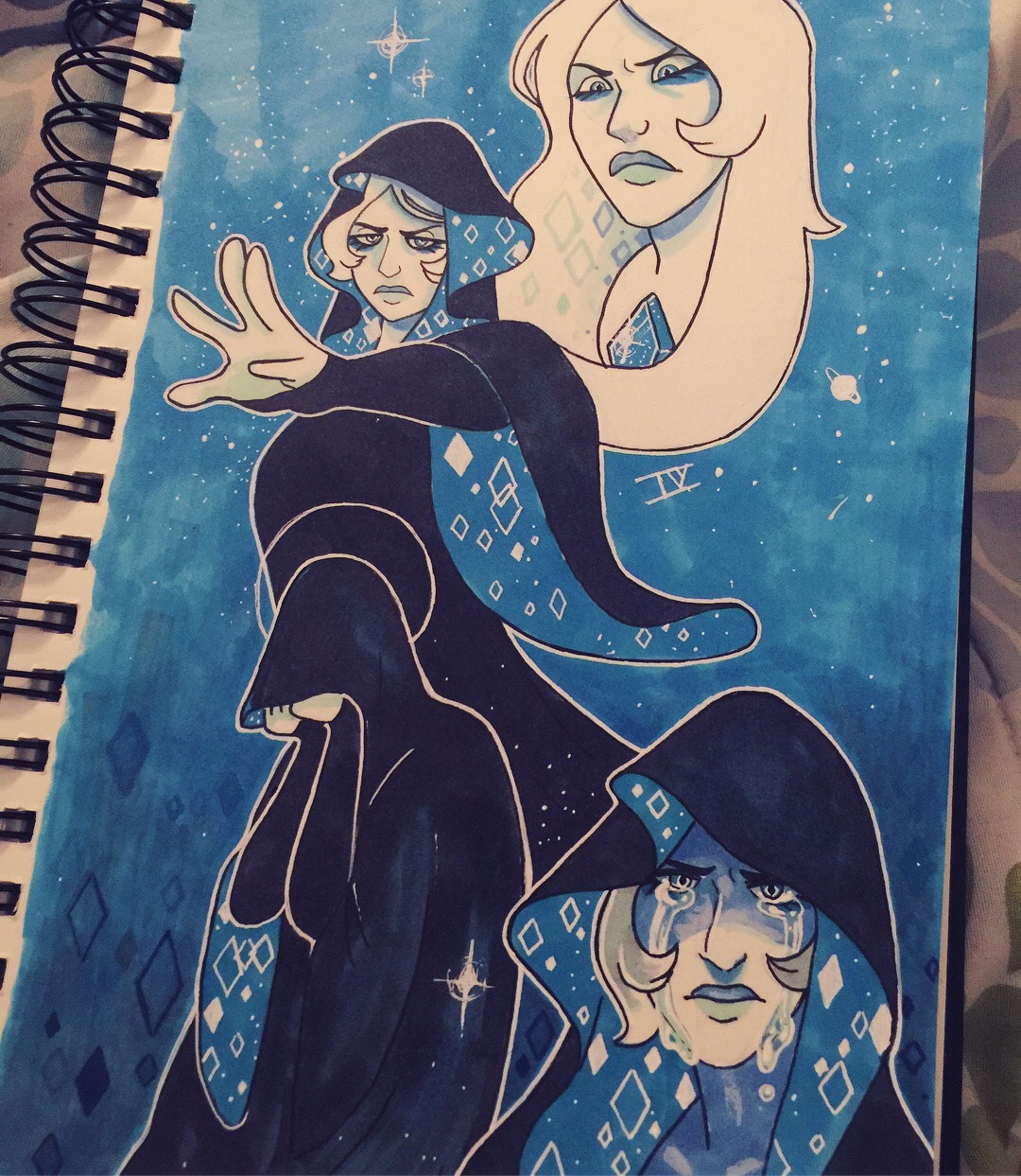 ivysunshine-art:Blue Diamond 💎