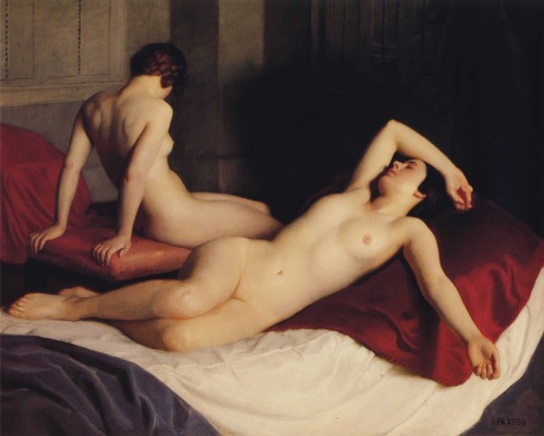 enchantedsleeper:   Two Models, William McGregor Paxton 