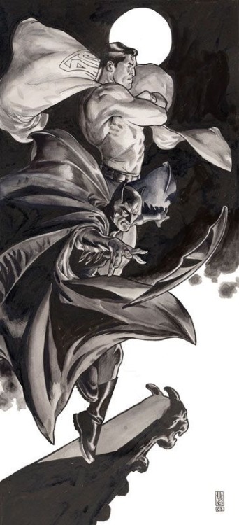 ungoliantschilde:  some black and white artwork by JG Jones.  Pencillll it In
