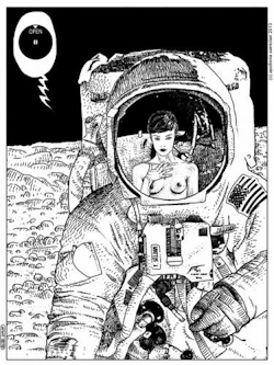 o43n:  OPEN Astronauta conoce a Chica Lunar