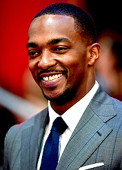 sbstianstan:  Anthony Mackie at the European premiere of “Captain America, Civil