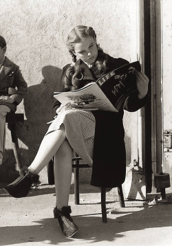 judyinlove:  Judy Garland on the set of The