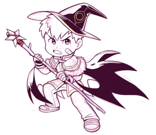 raymondoart: I have been playing Ragnarok Online again! I miss my high wizard~ Also a good warm up f