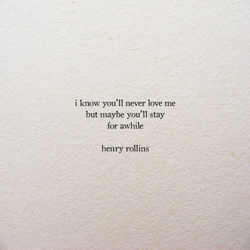 bnmxfld: Henry Rollins / Solipsist