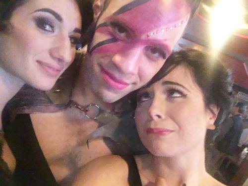 I could barely handle @wolfrapturetube in #davidbowie makeup at @avnawards this year. I liked it so 