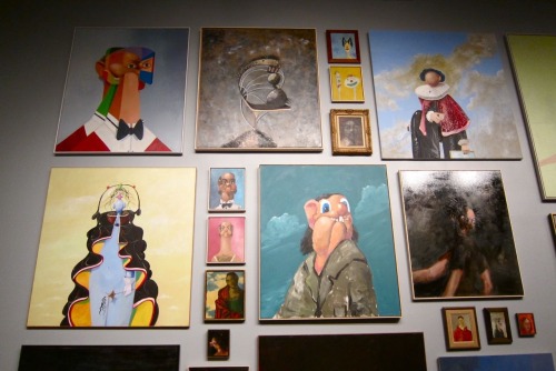 within-but-with0ut: My Beautiful Dark Twisted Fantasy cover artist George Condo hosted an exhibit fo