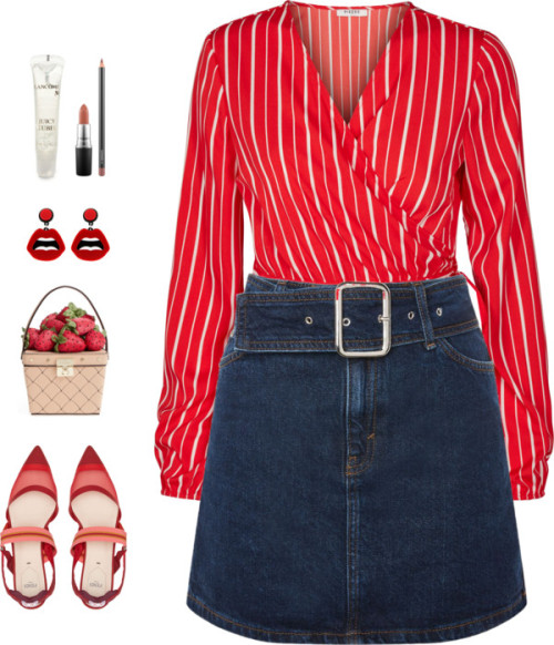 Your look by susli4ek featuring a red top