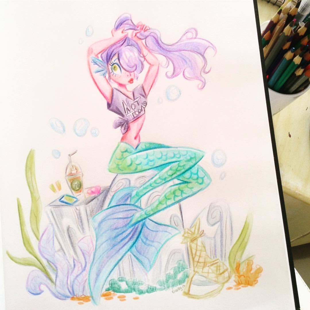 giullyleao: Mermay sketch