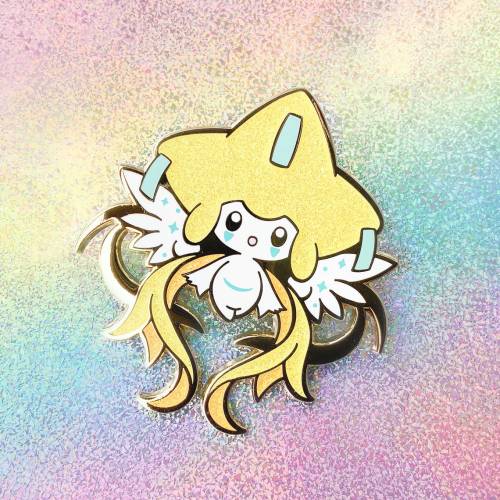 retrogamingblog2:Celestial Pokemon Pins made by ArcadeHealer