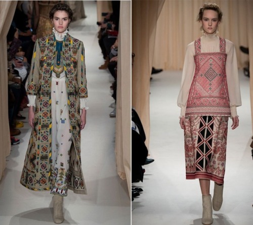 ruscatontheroof: Valentino SS15. Russian folklore inspiration. Русский фольклор и Valentino SS15.