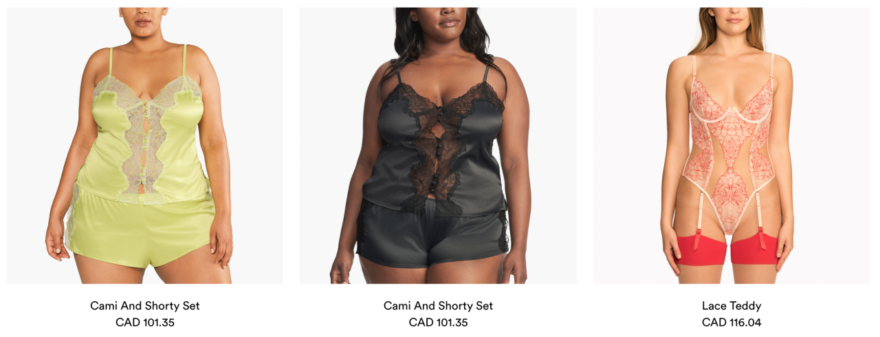 beachdeath:  the body diversity for rihanna’s new lingerie line is incredible???