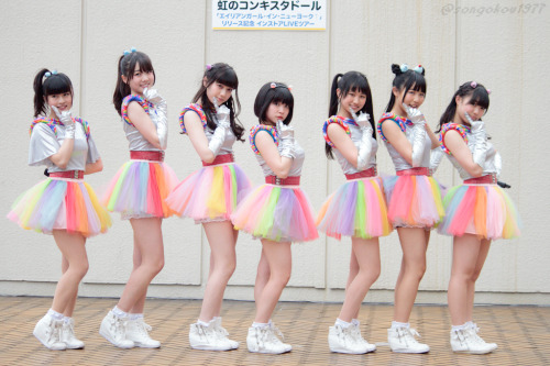 虹のコンキスタドール20160402　5th Single V　「↓エイリアンガール・イン・ニューヨーク↑」 発売記念！先行予約インストアイベント (TOWERmini西武船橋店)