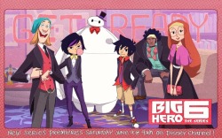 sharkbomb: e1n:   Get a little fancy and get ready for the premiere of Big Hero 6: The Series tomorrow on Disney Channel!   Two back-to-back episodes will drop Saturday from 9-10am EDT/PDT and another two on Sunday, also from 9-10am! New episodes drop