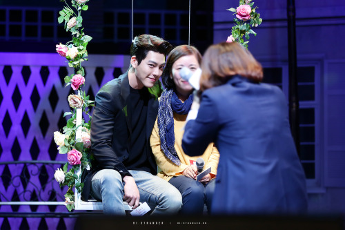 151009 Kim Woo Bin at Park Kyung Lim Talk concertcr: Hi-Stranger