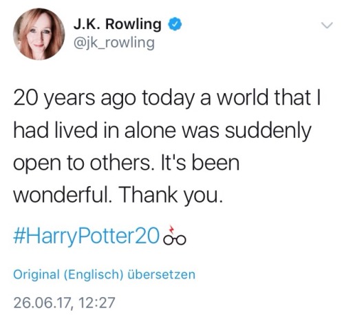 hogwartsfansite - THANK YOU JO ❤️