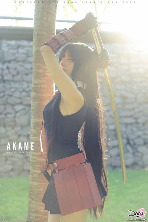 hotsexycosplay:  Akame from Akame ga Kill by http://fb.com/DanuCosplayPhoto by http://fb.com/PhotographesSansFrontieres