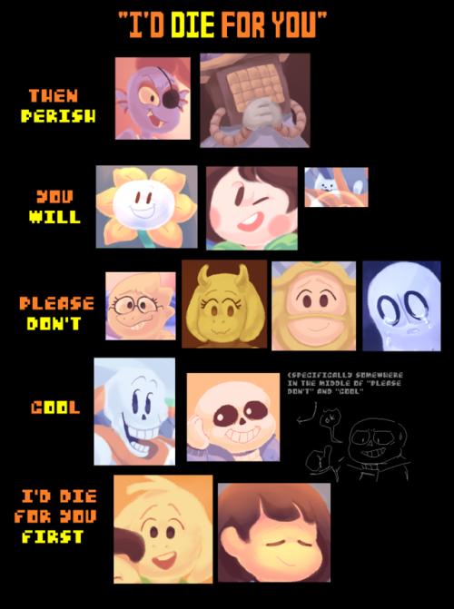 superkirbylover:making this meme made me realize i need to draw characters other than the skeletons 