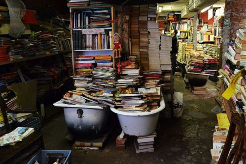 smartgirlsattheparty: Libreria Acqua Alta, Venezia. We want to go to there.