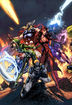 logicfun:  Uncanny Avengers Color by logicfun