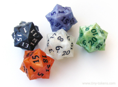 I’ve made different spooky color schemes for my Starry D20 design to get in the Halloween mood