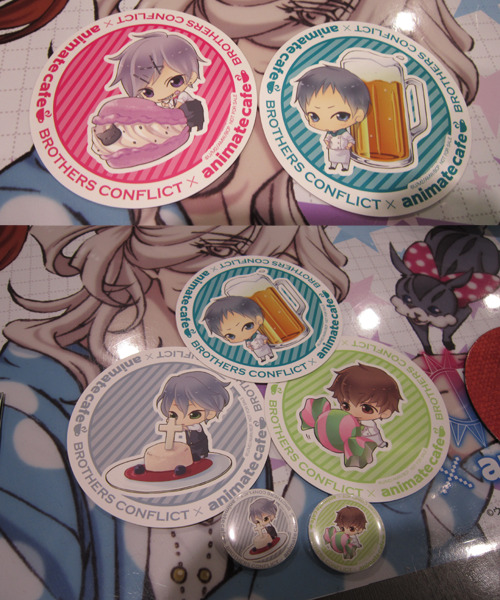 Brothers Conflict Themed Animate Cafe in Tennoji