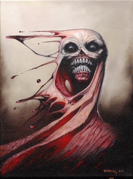 whatjanesaw:  Dan Harding’s zombie paintings