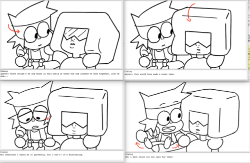 here’s a bunch of unused boards of mine from “Crossover Nexus” ! (besides the drawing of KO sending 