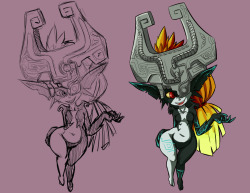 plagueofgripes:  Trying out Midna. Fuck your hat. Fuck it! And some other things. She doesn’t look right without it. This is why I don’t draw her. The rest of her, however, is lots of fun.   &lt;3