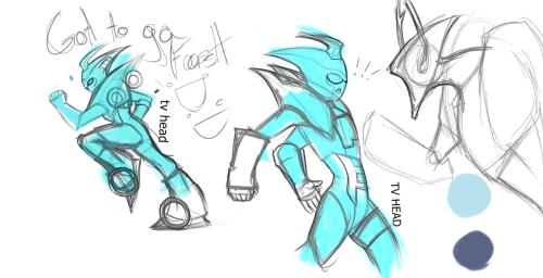 Quick Wip Of More Doddles Of Blurr .x. And A Shockwave