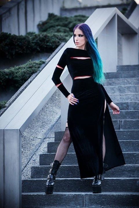 gothicandamazing:   Model, make-up, edit: DaedraDress: Phazeclothing.comPhoto: Unit