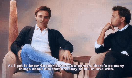 Can We Just Talk About How Nic Talks About Cooper Here? They're So Sweet To Each Other I Can'ttt | Source