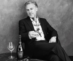 fychristophwaltz:  Dom Pérignon: Christoph Waltz im Vintage-Style  